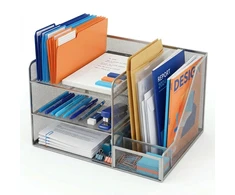 Relaxdays Metalinis stalo organizatorius, 5 skyriai