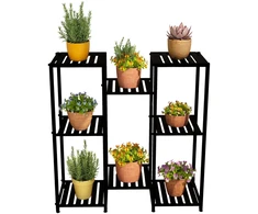 Relaxdays Metalinis stovas augalams