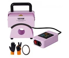 Vevor Mini kepuraičių spaustuvas 5.9x3.15 colio plokštė (violetinė)