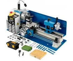Vevor Mini metalo tekinimo staklės, 550W kintamas greitis
