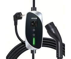 Vevor Mobilus sieninis įkroviklis, 3.6 kW, 16A, tipas 2