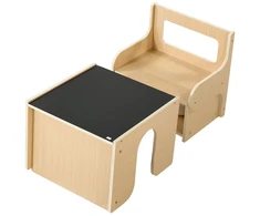 VEVOR Montessori nujunkymo stalo ir kėdės komplektas