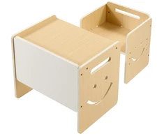 VEVOR Montessori nujunkymo stalo ir kėdės rinkinys
