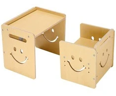 Vevor Montessori vaiko stalas su kėde ir lenta