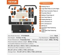 Vevor Murphy lovos komplektas vertikalus