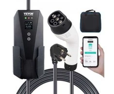 Vevor Nešiojamas EV įkroviklis Tipas 2, 16A 3.7kW