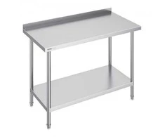 Vevor nerūdijančio plieno darbastalis 61 x 122 cm