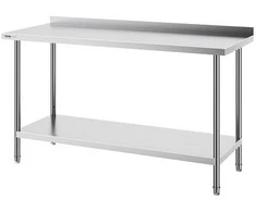 VEVOR Nerūdijančio plieno darbastalis virtuvei 61x152cm