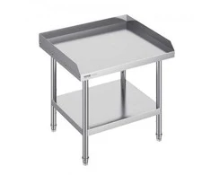 Vevor Nerūdijančio plieno darbinis stalas restoranui 61x71 cm