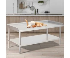 Vevor Nerūdijančio plieno darbo stalas 76 x 152 cm