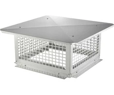 Vevor Nerūdijančio plieno kaminas, 431.8x431.8 mm