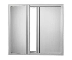 Vevor nerūdijančio plieno kepsninės durelės 660x610 mm