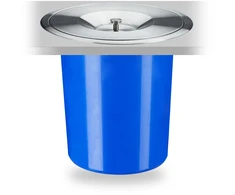 Relaxdays Nerūdijančio plieno šiukšliadėžė 5 l