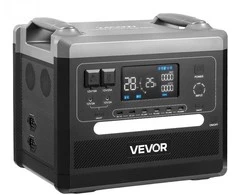 VEVOR Nešiojama 2400W saulės generatoriaus stotis