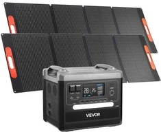VEVOR Nešiojama saulės jėgainė 2400W su 2160Wh baterija