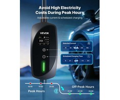 Vevor Nešiojamas 11 kW EV įkroviklis su 8 m kabeliu