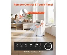 VEVOR Nešiojamas oro kondicionierius 2kW, 3-in-1