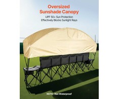 Vevor Nešiojamas sulankstomas suolas 6 vietų