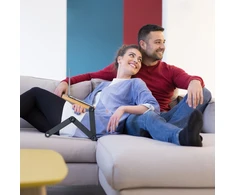 Relaxdays Nešiojamojo kompiuterio stovas iš bambuko ir aliuminio