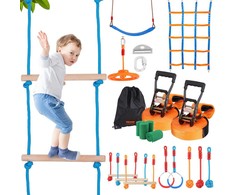 Vevor Nindzių kliūčių ruožas vaikams su slackline