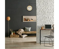 Relaxdays Niujorko stoties laikrodis juodos spalvos