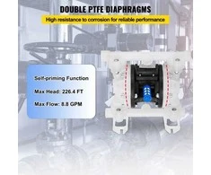 Vevor Oro diafragminis siurblys, 7 GPM, 100 PSI, polipropilenas