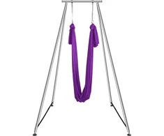 VEVOR Oro jogos stovas su hamaku, violetinis