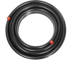 Vevor oro kompresoriaus linijos komplektas 3/4'' x 30,48 m juodas