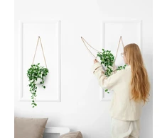Relaxdays Pakabinama sieninė vaza, 3 vnt. rinkinys
