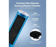 Vevor Pakeitimo vandens filtro kasetė 11.5x50.7 cm