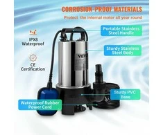 VEVOR Panardinamas vandens siurblys 1100W, 20,000 l/h