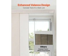 Vevor Panelinės žaliuzės šviesiai rudos spalvos