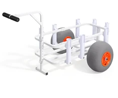 Paplūdimio žvejybos vežimėlis 136 kg