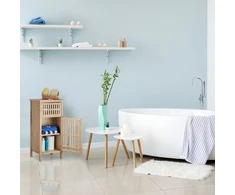 Relaxdays Pastatoma riešutmedžio vonios spintelė