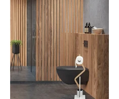 Relaxdays Pastatomas WC rinkinys baltos spalvos