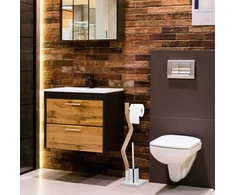 Relaxdays Pastatomas WC rinkinys baltos spalvos