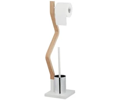 Relaxdays Pastatomas WC rinkinys baltos spalvos