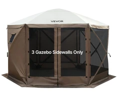 VEVOR Palapinės šoninių sienų rinkinys 1,73 x 1,48 m, 3 vnt. su langais
