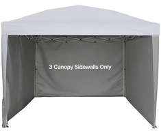 VEVOR Pavėsinės šoninės sienelės 3 x 3 m