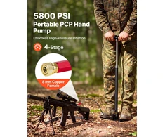 PCP rankinis siurblys, 4 pakopų