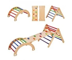 Vevor piklerio trikampio rinkinys 5in1 montessori žaislai