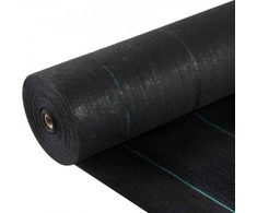 VEVOR Piktžolių barjerinė plėvelė, juoda, 1.5 x 76.2 m