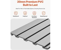 Vevor Pilka PVC garažinė sienelė su priedais