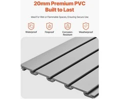 Vevor Pilka PVC sienelė su moduliu dizainu