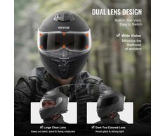 Vevor Pilnas motociklininko šalmas su Bluetooth