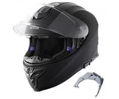 Vevor Pilno veido motociklininko šalmas su „Bluetooth“ lizdu