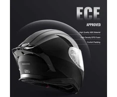 Vevor Pilno veido motociklininko šalmas su „Bluetooth“ lizdu