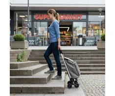 Relaxdays Pirkinių vežimėlis laiptams 45 l