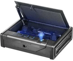 Vevor Pistolių seifas su biometriniu užraktu