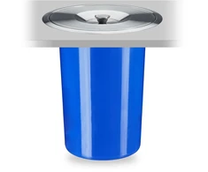 Relaxdays Plastikinė ir plieninė šiukšliadėžė 8 l